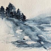 48 - Paysage d'hiver 