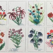 66 - Petite planche de fleurs 